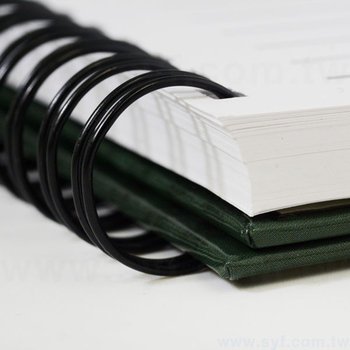 個性三款環裝筆記本-彩色封面黑線圈記事本-可訂製內頁及客製化加印LOGO_10
